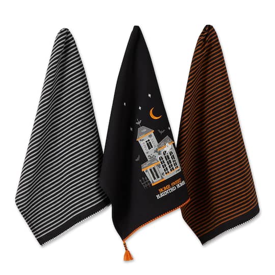 DII® Home Sweet Haunted Home Dishtowel Set